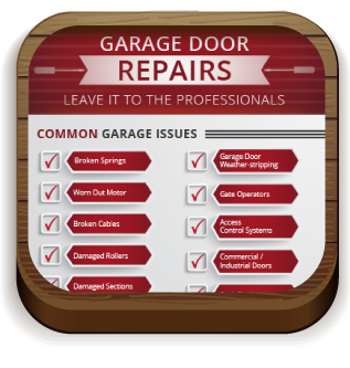 garage door repair infographic
