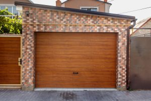 comparing wood faux garage doors
